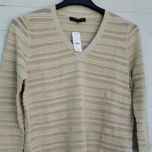 Brooks Brothers women's Knit see Through blouse L - Picture 12 of 12